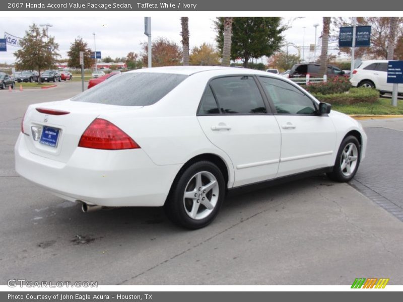 Taffeta White / Ivory 2007 Honda Accord Value Package Sedan