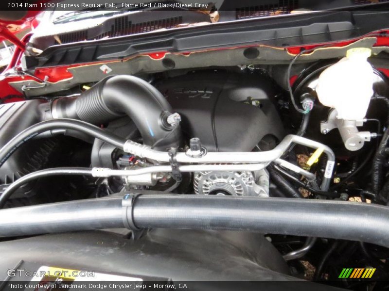 Flame Red / Black/Diesel Gray 2014 Ram 1500 Express Regular Cab