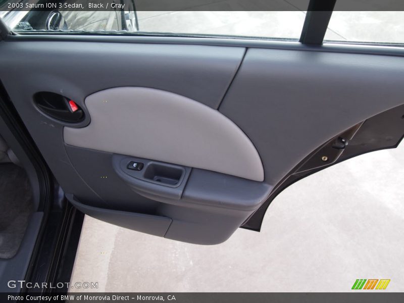 Black / Gray 2003 Saturn ION 3 Sedan