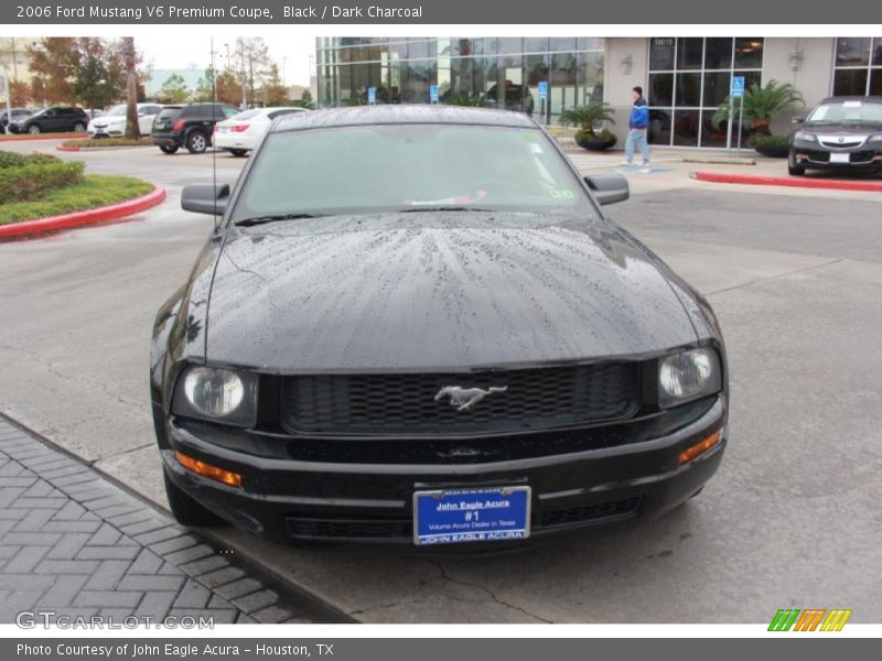 Black / Dark Charcoal 2006 Ford Mustang V6 Premium Coupe