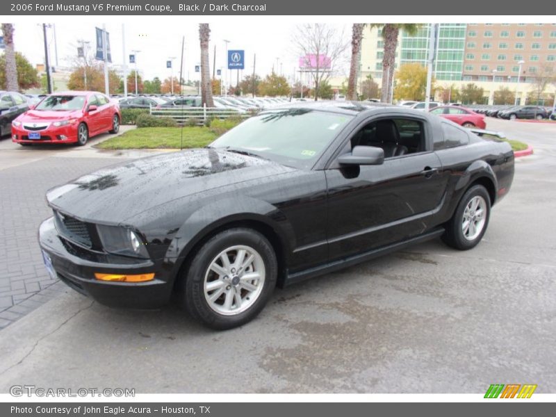 Black / Dark Charcoal 2006 Ford Mustang V6 Premium Coupe