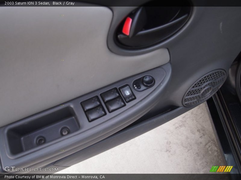 Black / Gray 2003 Saturn ION 3 Sedan