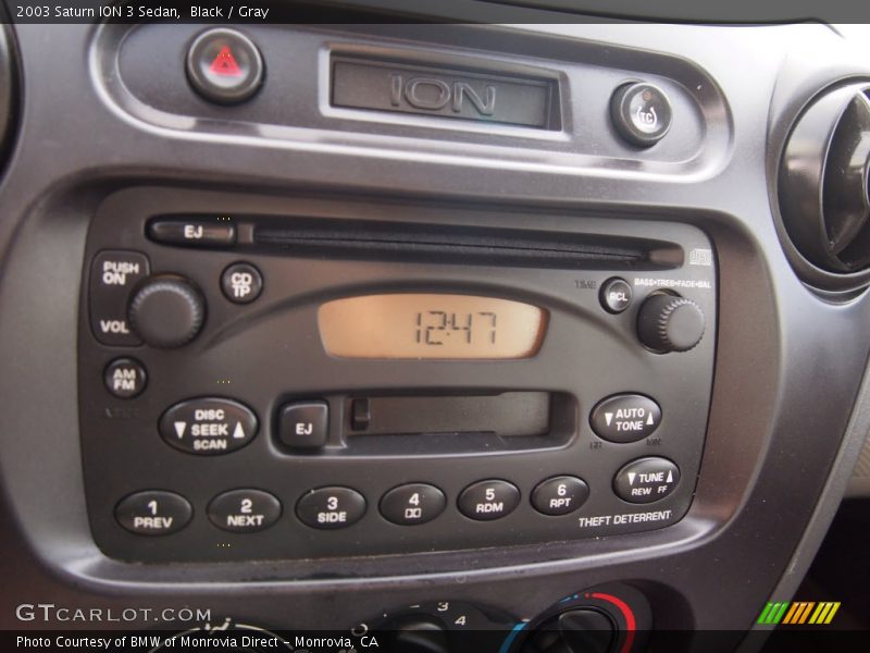 Audio System of 2003 ION 3 Sedan