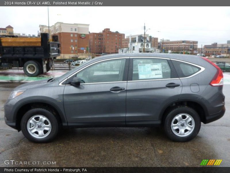 Polished Metal Metallic / Gray 2014 Honda CR-V LX AWD