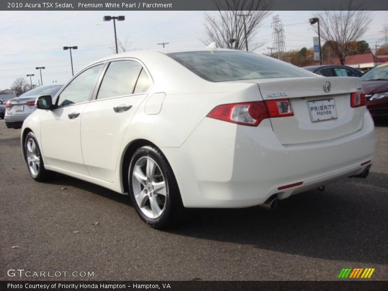 Premium White Pearl / Parchment 2010 Acura TSX Sedan