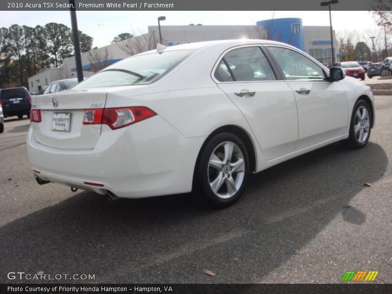 Premium White Pearl / Parchment 2010 Acura TSX Sedan