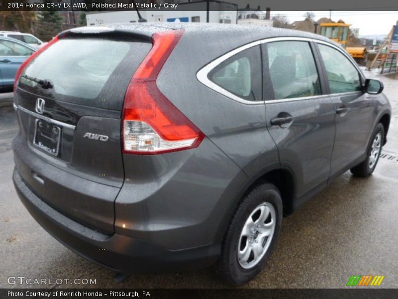 Polished Metal Metallic / Gray 2014 Honda CR-V LX AWD