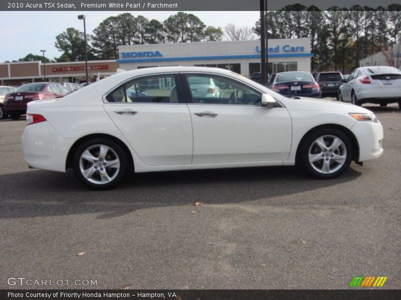 Premium White Pearl / Parchment 2010 Acura TSX Sedan