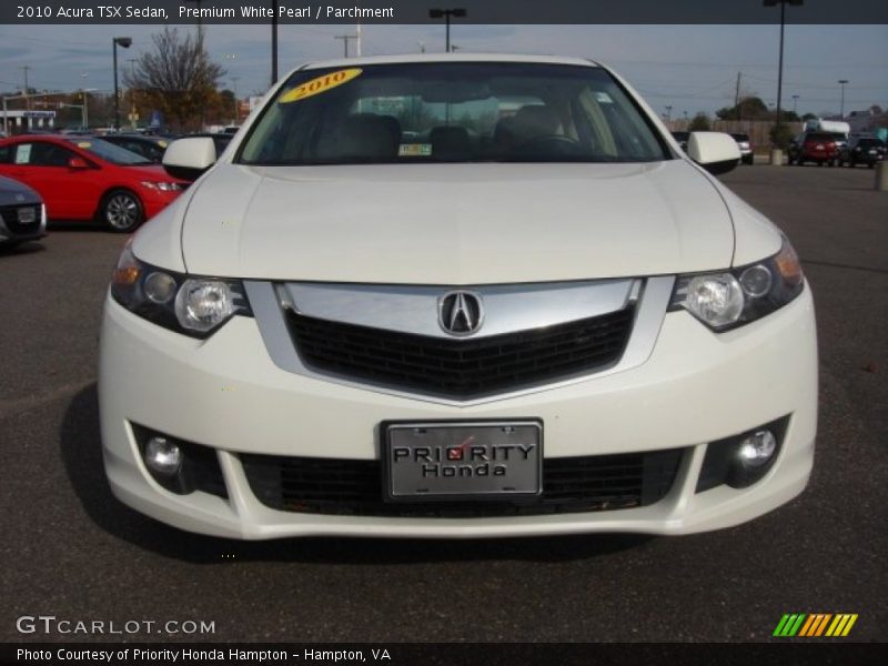 Premium White Pearl / Parchment 2010 Acura TSX Sedan