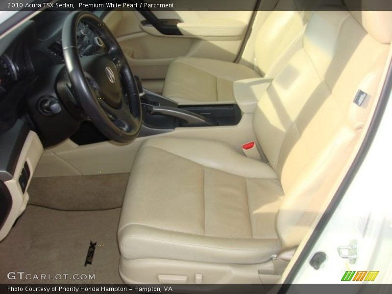 Premium White Pearl / Parchment 2010 Acura TSX Sedan