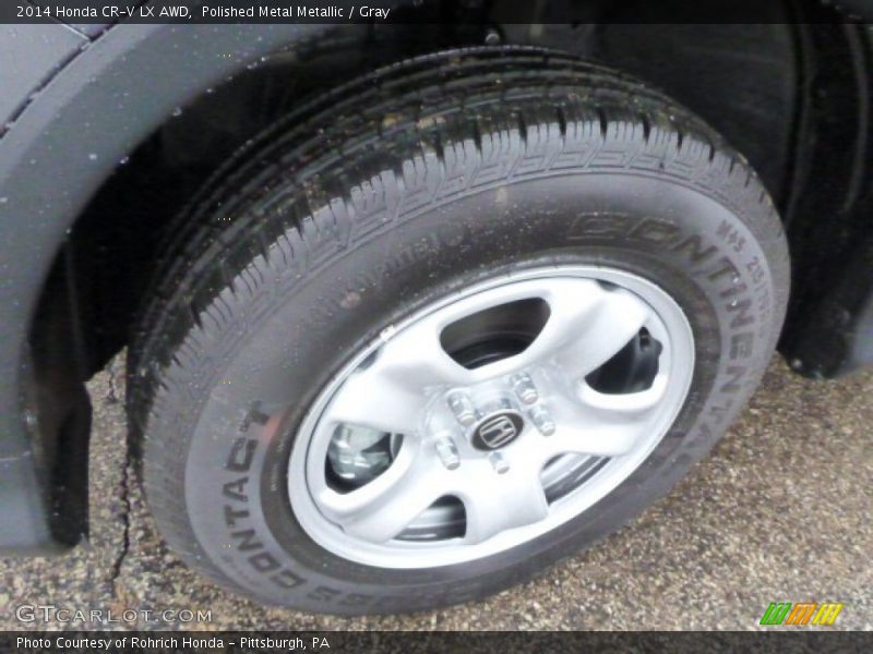 Polished Metal Metallic / Gray 2014 Honda CR-V LX AWD