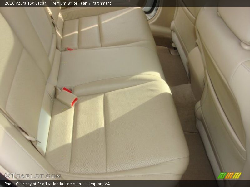 Premium White Pearl / Parchment 2010 Acura TSX Sedan