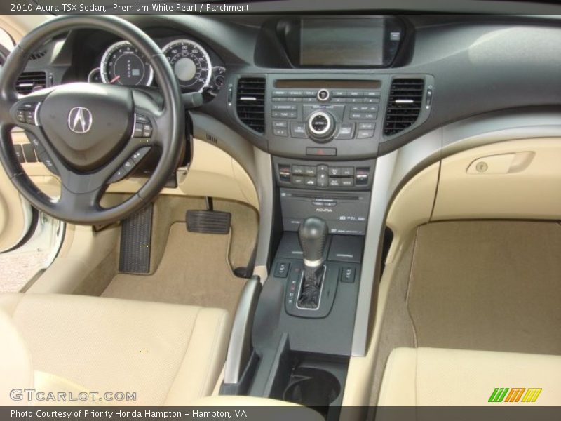 Premium White Pearl / Parchment 2010 Acura TSX Sedan