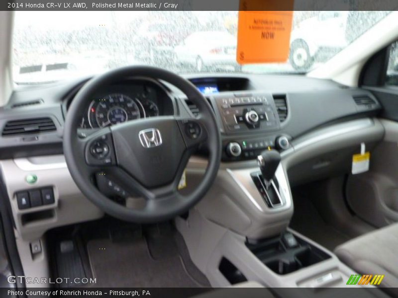 Polished Metal Metallic / Gray 2014 Honda CR-V LX AWD