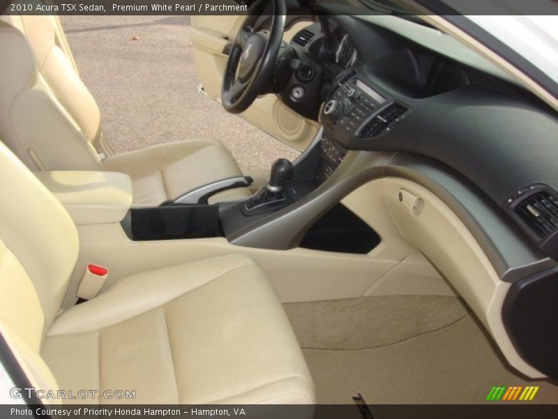 Premium White Pearl / Parchment 2010 Acura TSX Sedan