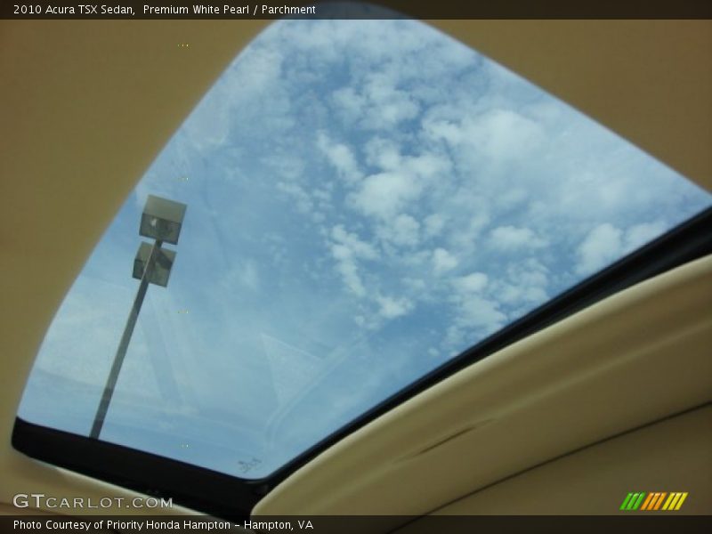 Premium White Pearl / Parchment 2010 Acura TSX Sedan