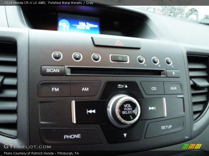 Polished Metal Metallic / Gray 2014 Honda CR-V LX AWD