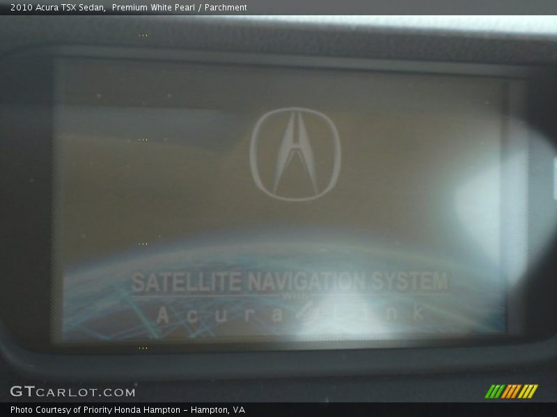 Premium White Pearl / Parchment 2010 Acura TSX Sedan