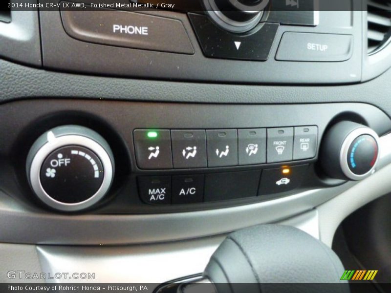 Polished Metal Metallic / Gray 2014 Honda CR-V LX AWD