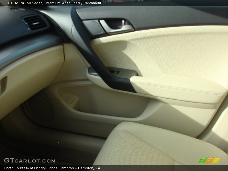 Premium White Pearl / Parchment 2010 Acura TSX Sedan