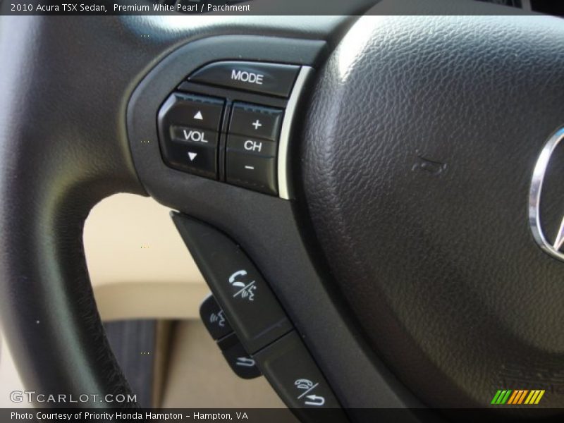 Premium White Pearl / Parchment 2010 Acura TSX Sedan
