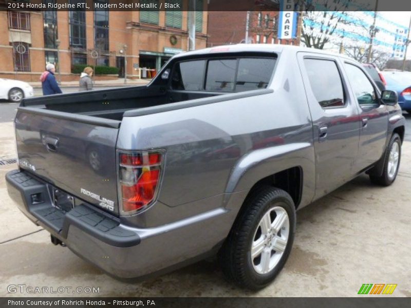 Modern Steel Metallic / Black 2014 Honda Ridgeline RTL