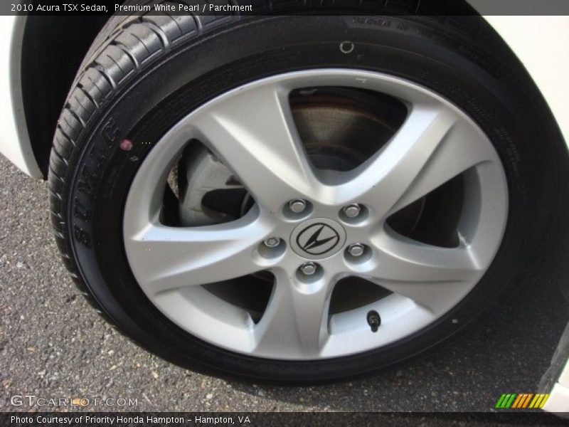 Premium White Pearl / Parchment 2010 Acura TSX Sedan