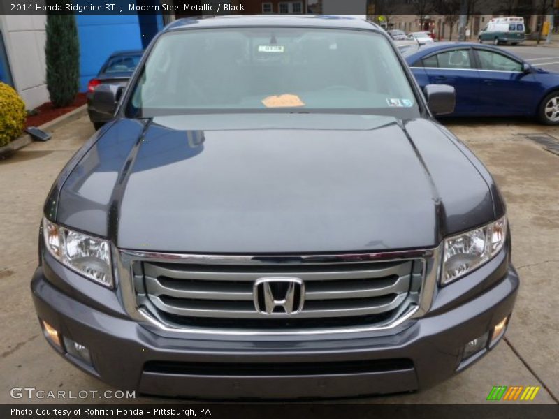 Modern Steel Metallic / Black 2014 Honda Ridgeline RTL