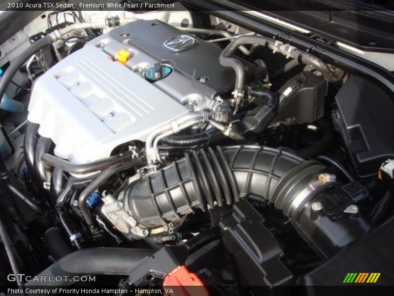 Premium White Pearl / Parchment 2010 Acura TSX Sedan