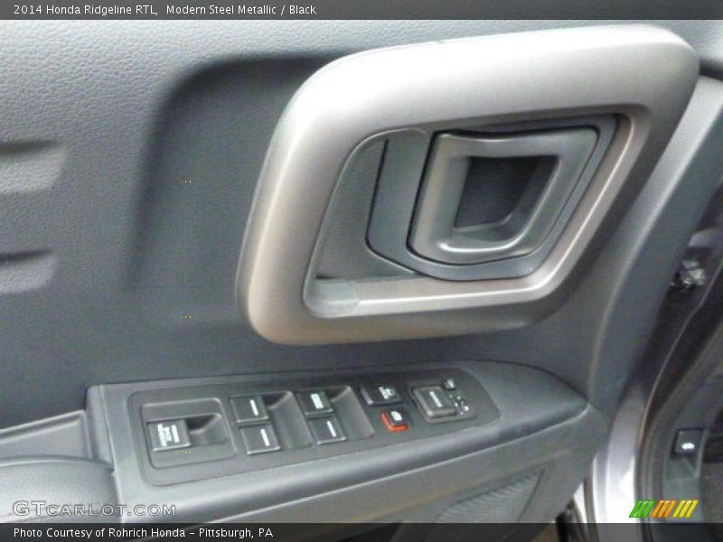 Modern Steel Metallic / Black 2014 Honda Ridgeline RTL