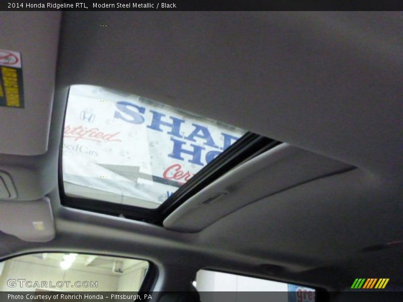 Modern Steel Metallic / Black 2014 Honda Ridgeline RTL