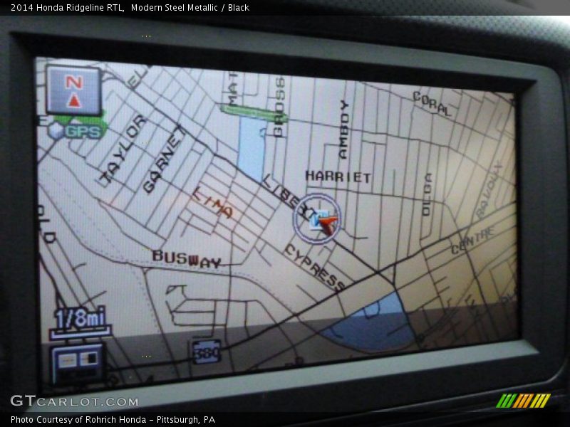 Modern Steel Metallic / Black 2014 Honda Ridgeline RTL