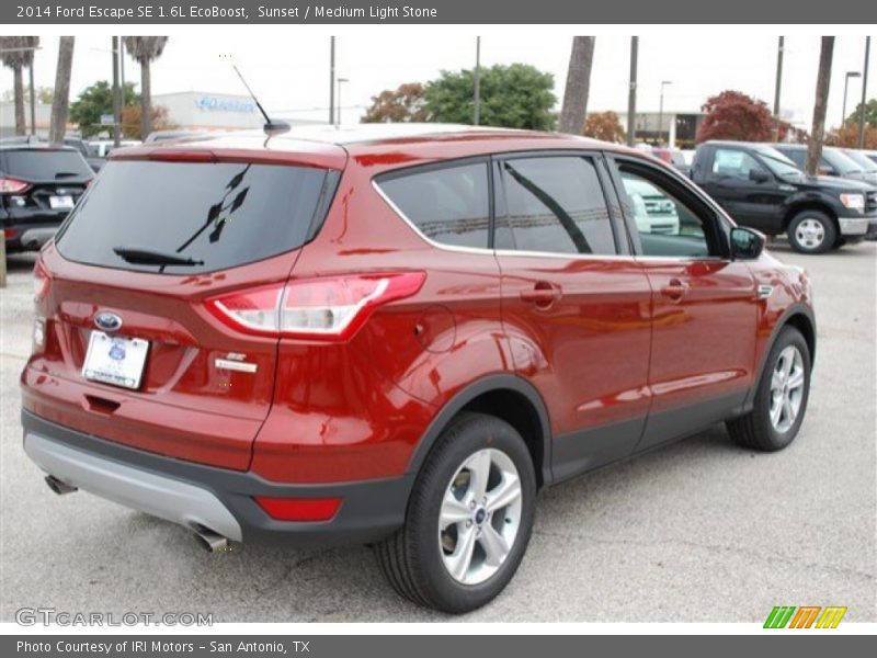 Sunset / Medium Light Stone 2014 Ford Escape SE 1.6L EcoBoost