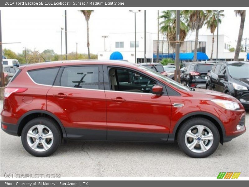 Sunset / Medium Light Stone 2014 Ford Escape SE 1.6L EcoBoost