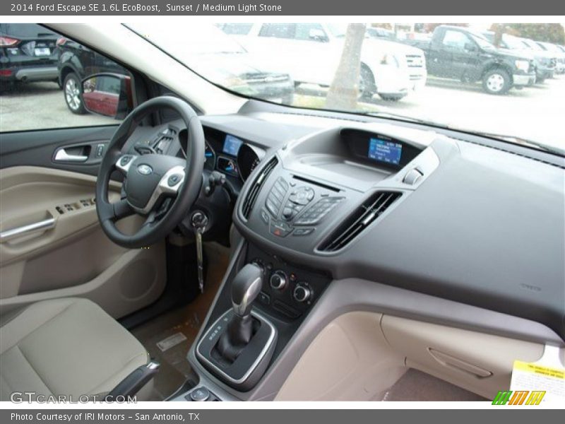 Sunset / Medium Light Stone 2014 Ford Escape SE 1.6L EcoBoost