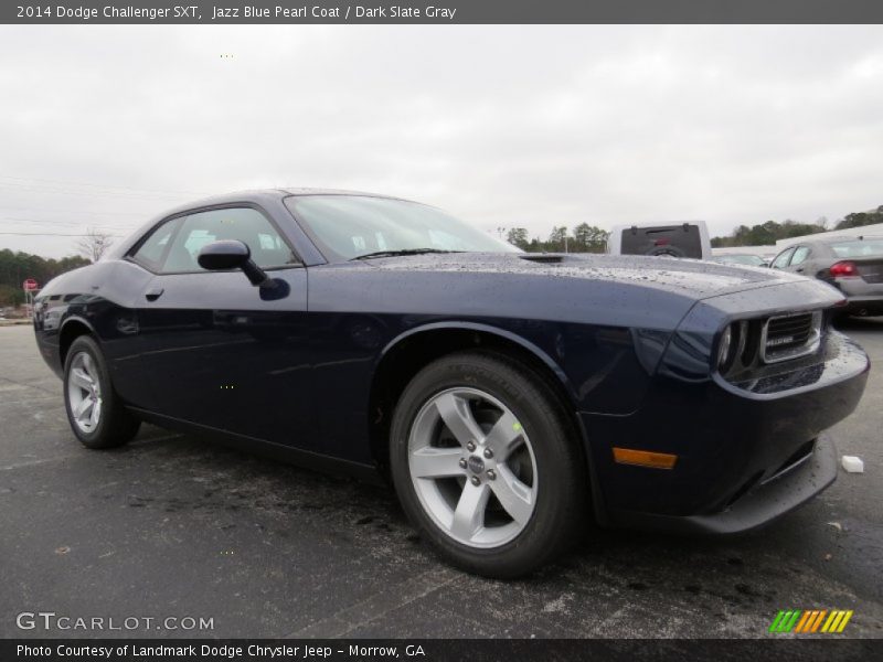 Jazz Blue Pearl Coat / Dark Slate Gray 2014 Dodge Challenger SXT