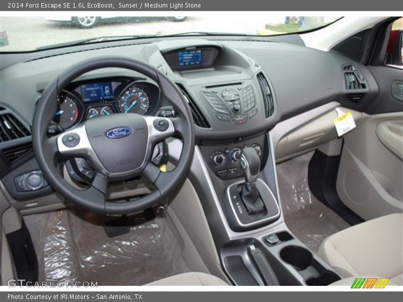 Sunset / Medium Light Stone 2014 Ford Escape SE 1.6L EcoBoost