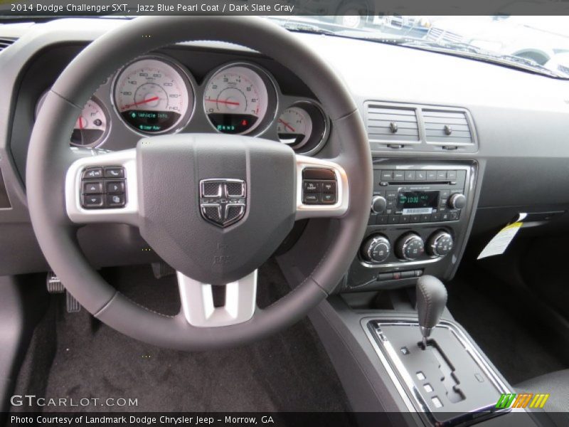 Jazz Blue Pearl Coat / Dark Slate Gray 2014 Dodge Challenger SXT