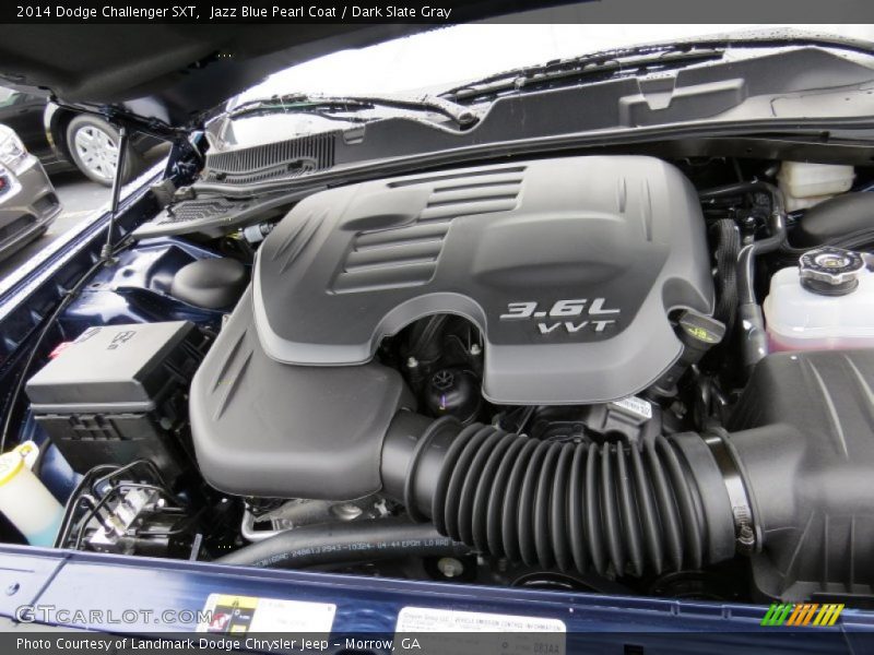 Jazz Blue Pearl Coat / Dark Slate Gray 2014 Dodge Challenger SXT