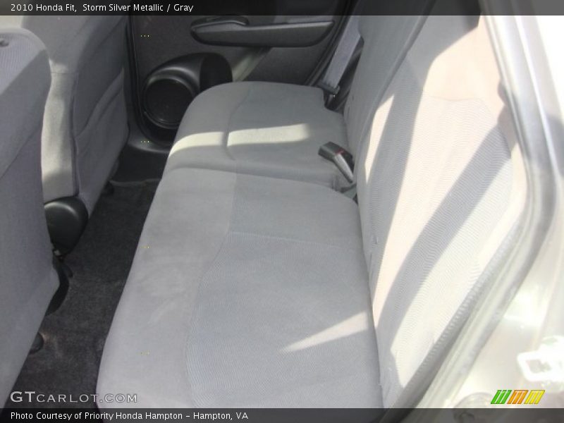 Storm Silver Metallic / Gray 2010 Honda Fit