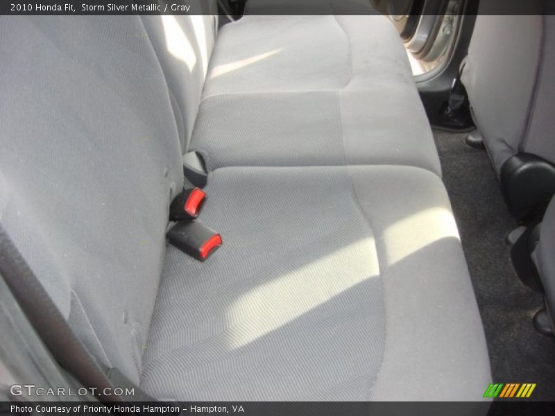 Storm Silver Metallic / Gray 2010 Honda Fit