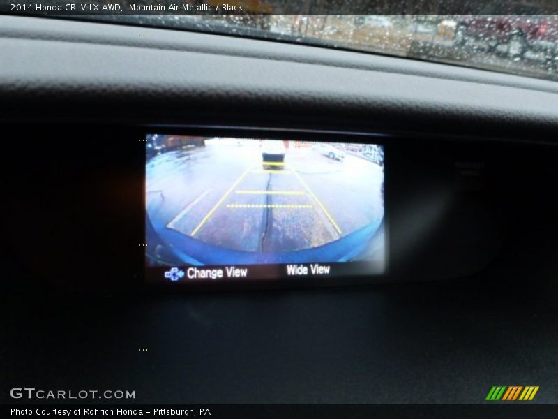Mountain Air Metallic / Black 2014 Honda CR-V LX AWD
