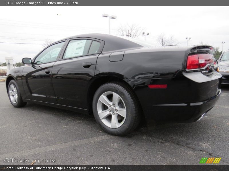 Pitch Black / Black 2014 Dodge Charger SE