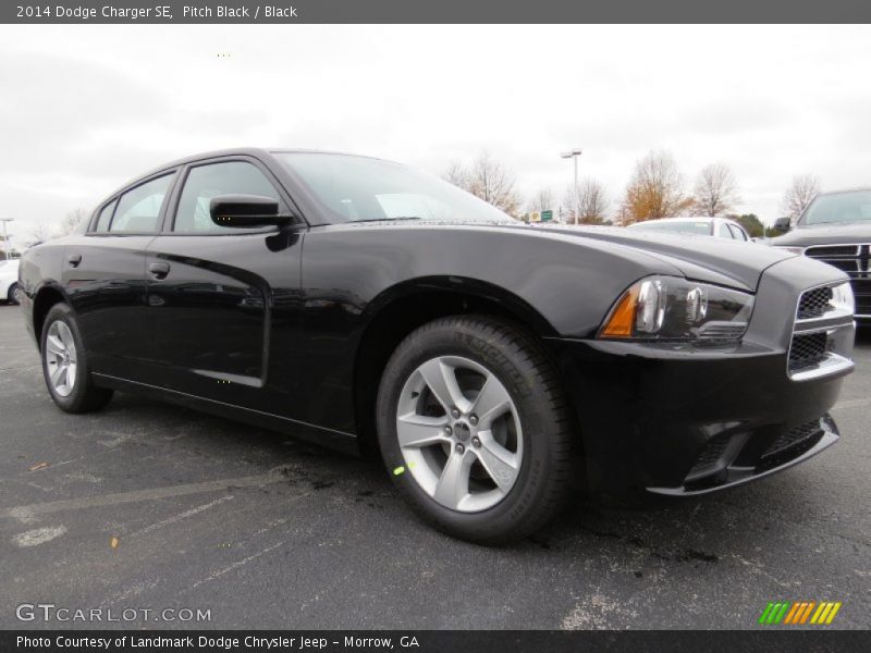 Pitch Black / Black 2014 Dodge Charger SE