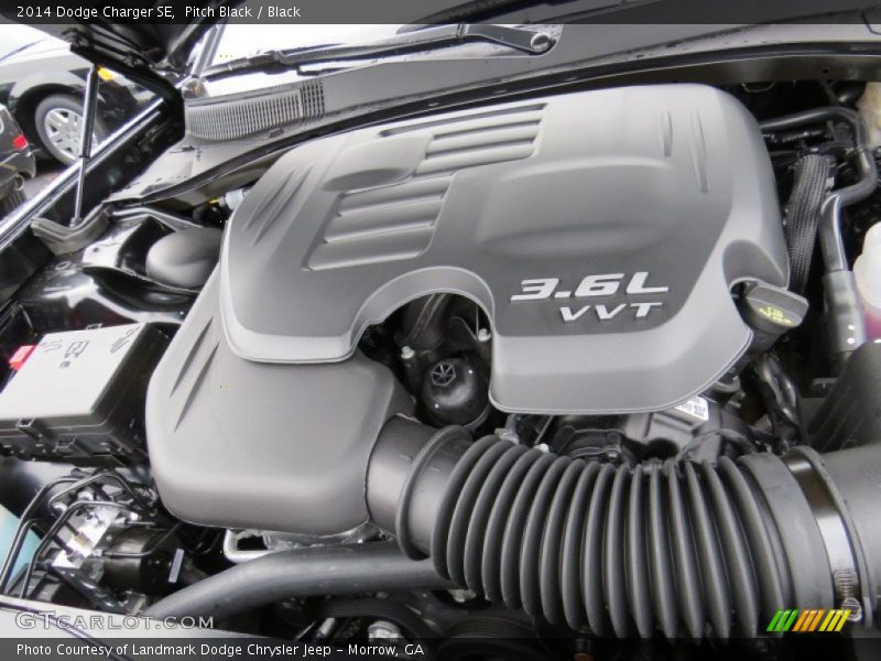 Pitch Black / Black 2014 Dodge Charger SE