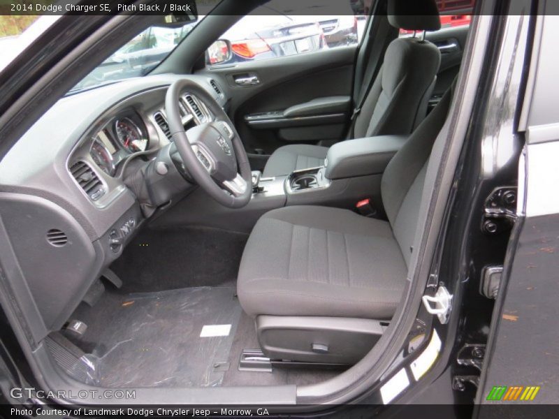 Pitch Black / Black 2014 Dodge Charger SE