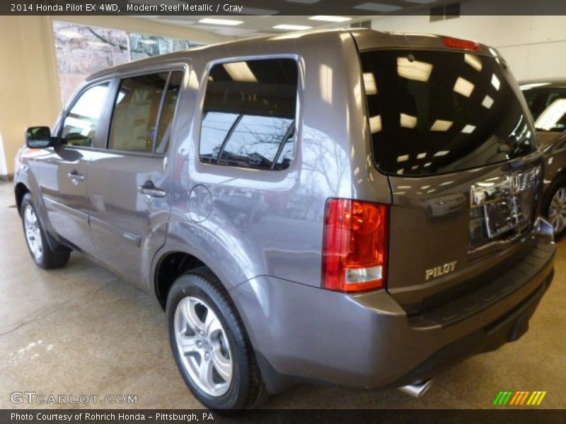 Modern Steel Metallic / Gray 2014 Honda Pilot EX 4WD