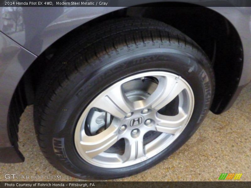 Modern Steel Metallic / Gray 2014 Honda Pilot EX 4WD
