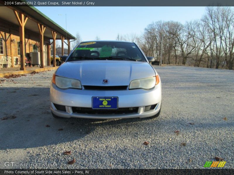 Silver Nickel / Grey 2004 Saturn ION 2 Quad Coupe