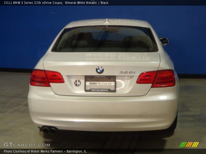 Mineral White Metallic / Black 2011 BMW 3 Series 328i xDrive Coupe